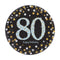 Buy Age Specific Birthday 80th Sparkling Celeb - Plates 7 In. 8/pkg sold at Party Expert
