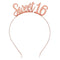 Buy Age Specific Birthday Blush Sixteen - Headband sold at Party Expert