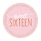 Buy Age Specific Birthday Blush Sixteen - Plates 7 In. 8/pkg sold at Party Expert