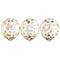 AMSCAN CA Age Specific Birthday Golden Age Birthday, 40th Latex Confetti Balloons, 12 in, 6 Count