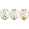 AMSCAN CA Age Specific Birthday Golden Age Birthday, 50th Latex Confetti Balloons, 12 in, 6 Count