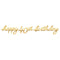 AMSCAN CA Age Specific Birthday Golden Age Birthday, Happy 40th Birthday Letter Banner, 12 ft