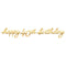 AMSCAN CA Age Specific Birthday Golden Age Birthday, Happy 40th Birthday Letter Banner, 12 ft