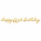 AMSCAN CA Age Specific Birthday Golden Age Birthday, Happy 60th Birthday Letter Banner, 12 ft