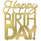 AMSCAN CA Age Specific Birthday Golden Age Birthday, "Happy Birthday" Foil Centrepiece