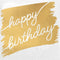 AMSCAN CA Age Specific Birthday Golden Age Birthday, Happy Birthday Lunch Napkins, 16 Count