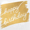 AMSCAN CA Age Specific Birthday Golden Age Birthday, Happy Birthday Lunch Napkins, 16 Count