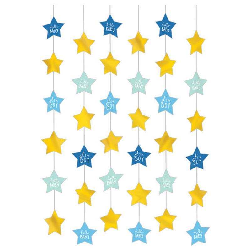 Buy Baby Shower Baby shower blue string decorations sold at Party Expert