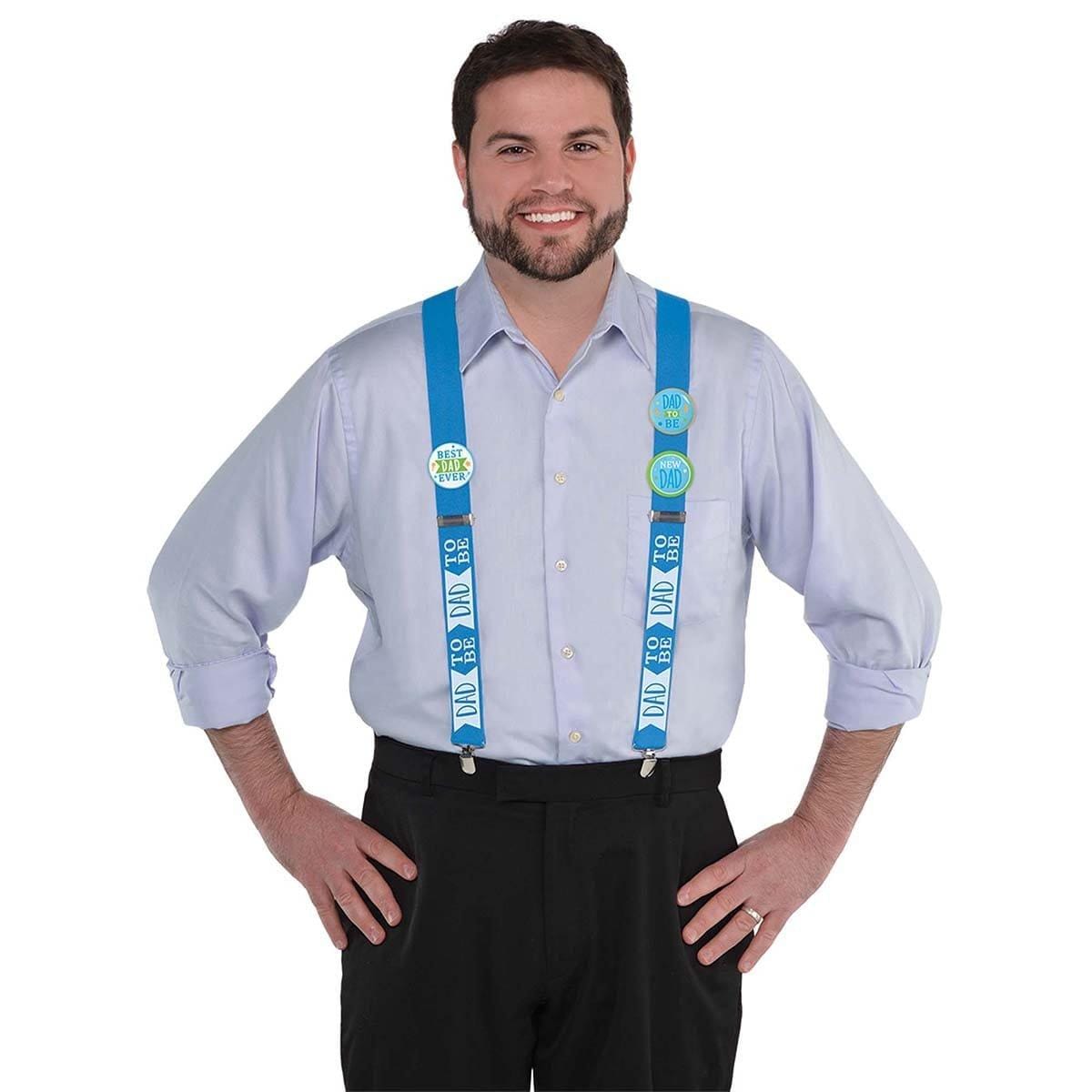 Buy Baby Shower Baby Shower Dad to Be suspenders for men sold at Party Expert
