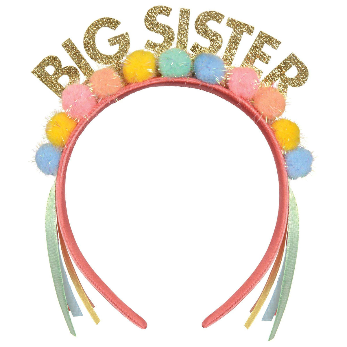 AMSCAN CA Baby Shower Big Sister Headband, 1 Count