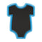 Buy Baby Shower Blue baby onesie easel sold at Party Expert