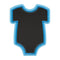 Buy Baby Shower Blue baby onesie easel sold at Party Expert