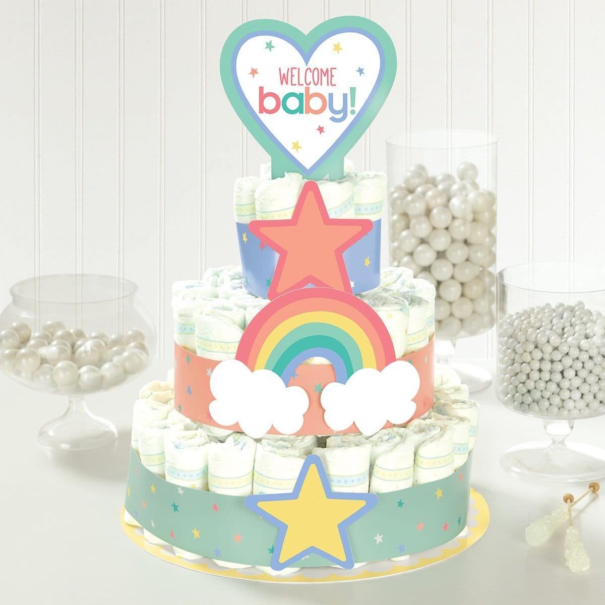 Buy Baby Shower Diaper Cake Kit sold at Party Expert