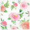 AMSCAN CA Baby Shower Floral Baby Small Beverage Napkins, 16 Count 013051850210
