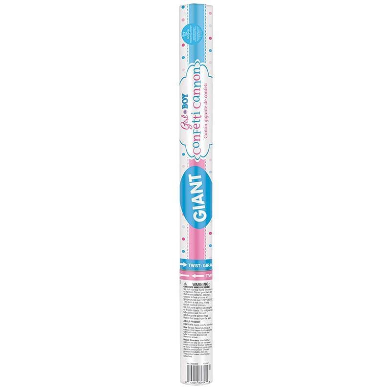 Buy Baby Shower Gender reveal blue giant confettti cannon sold at Party Expert