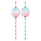 Buy Baby Shower Gender Reveal Party: Paper Straws, 12 Count sold at Party Expert