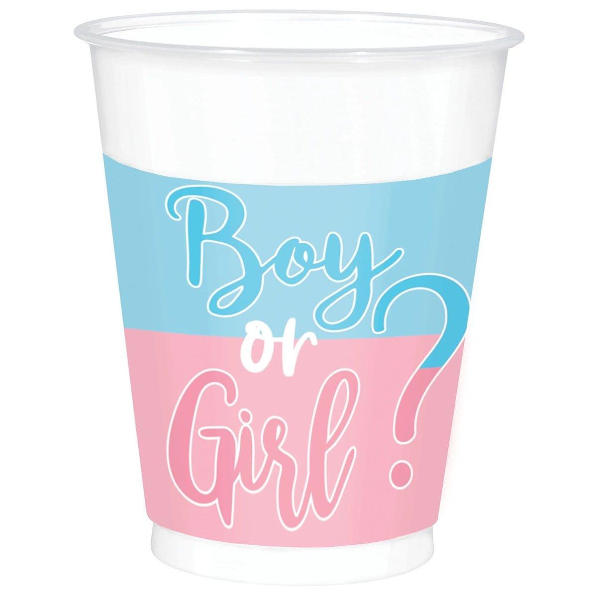 Buy Baby Shower Gender Reveal Party: Plastic cups 9 Oz, 25 Count sold at Party Expert