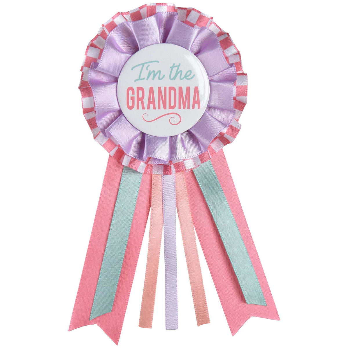 AMSCAN CA Baby Shower I'm the Grandma Award Ribbon, 1 Count