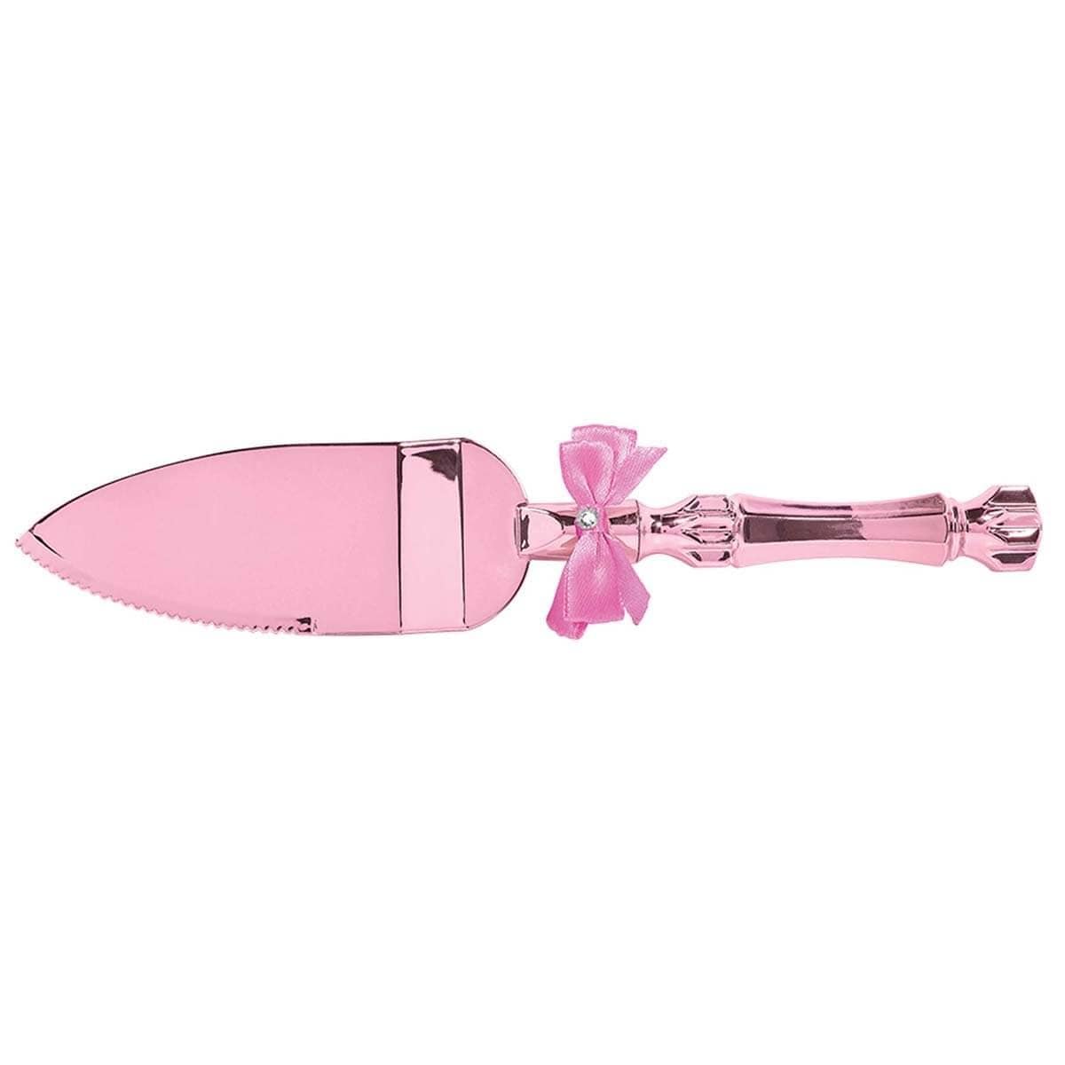 Buy Baby Shower Pink cake server, 10 inches sold at Party Expert