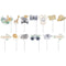 AMSCAN CA Baby Shower Soft Jungle Photo Props, 13 Count 192937344958