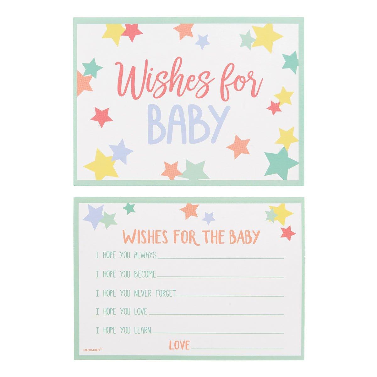Buy Baby Shower Wishes Baby Cards, 24 Count sold at Party Expert