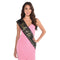 Buy Bachelorette Black & gold Bride to be sash sold at Party Expert