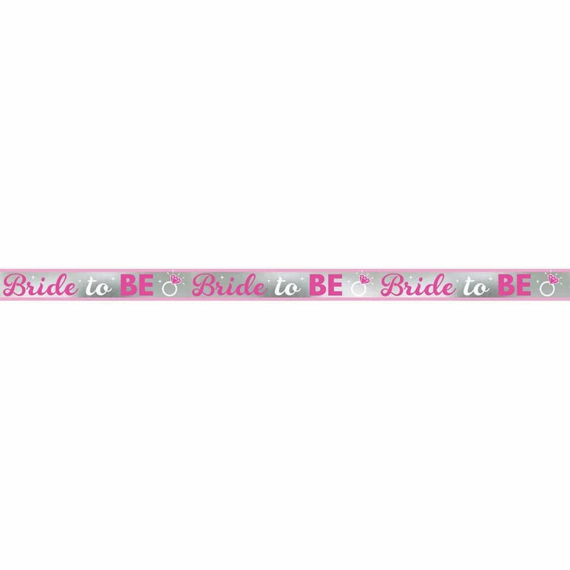 Buy Bachelorette Elegant Bride Bride to Be foil banner, 25 feet sold at Party Expert