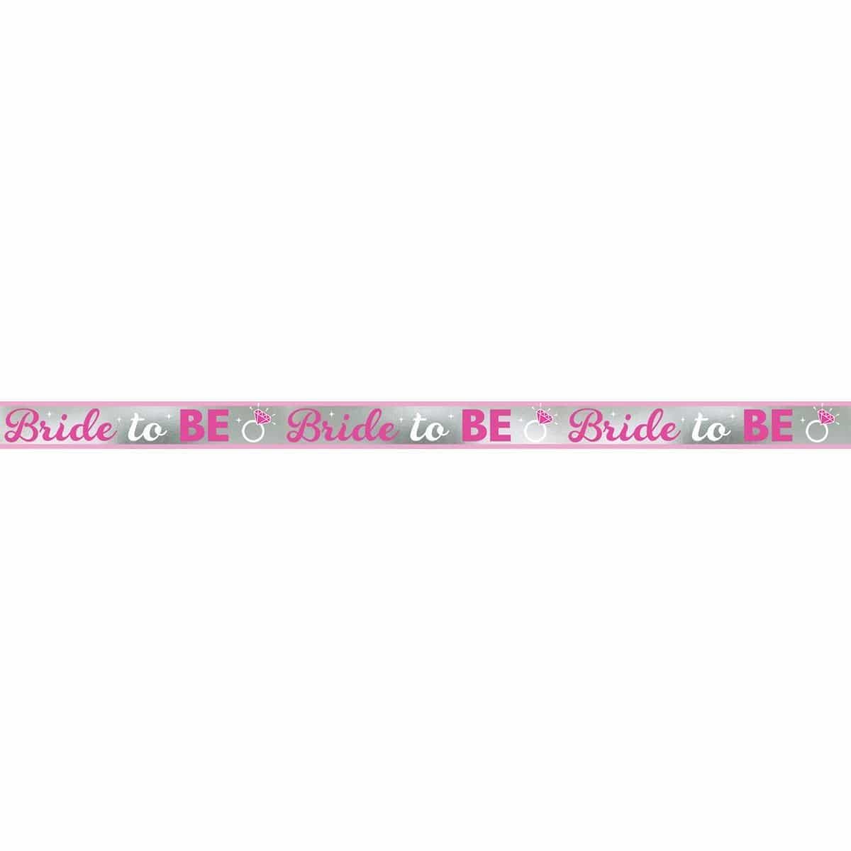 Buy Bachelorette Elegant Bride Bride to Be foil banner, 25 feet sold at Party Expert
