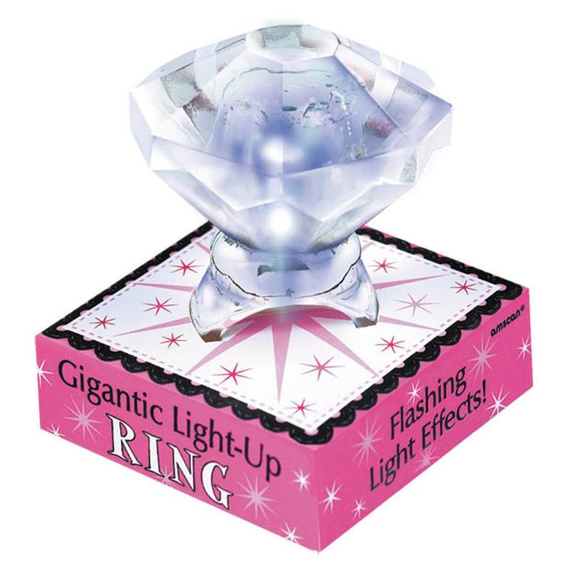Buy Bachelorette Gigantic light-up ring sold at Party Expert