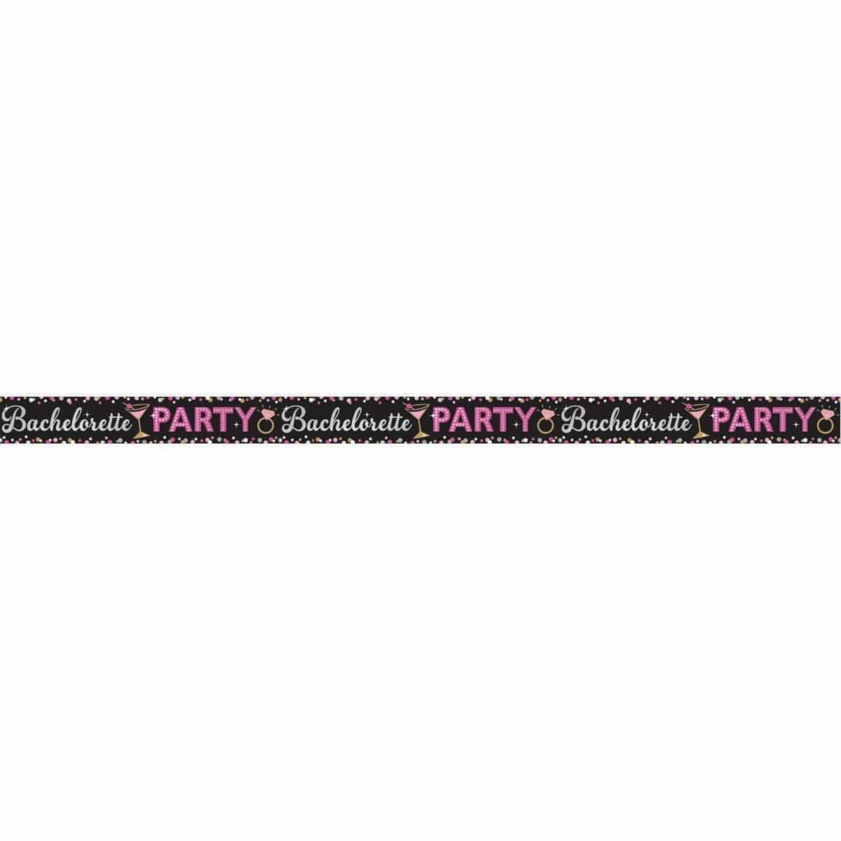 Buy Bachelorette Sassy Bride foil banner, 25 feet sold at Party Expert