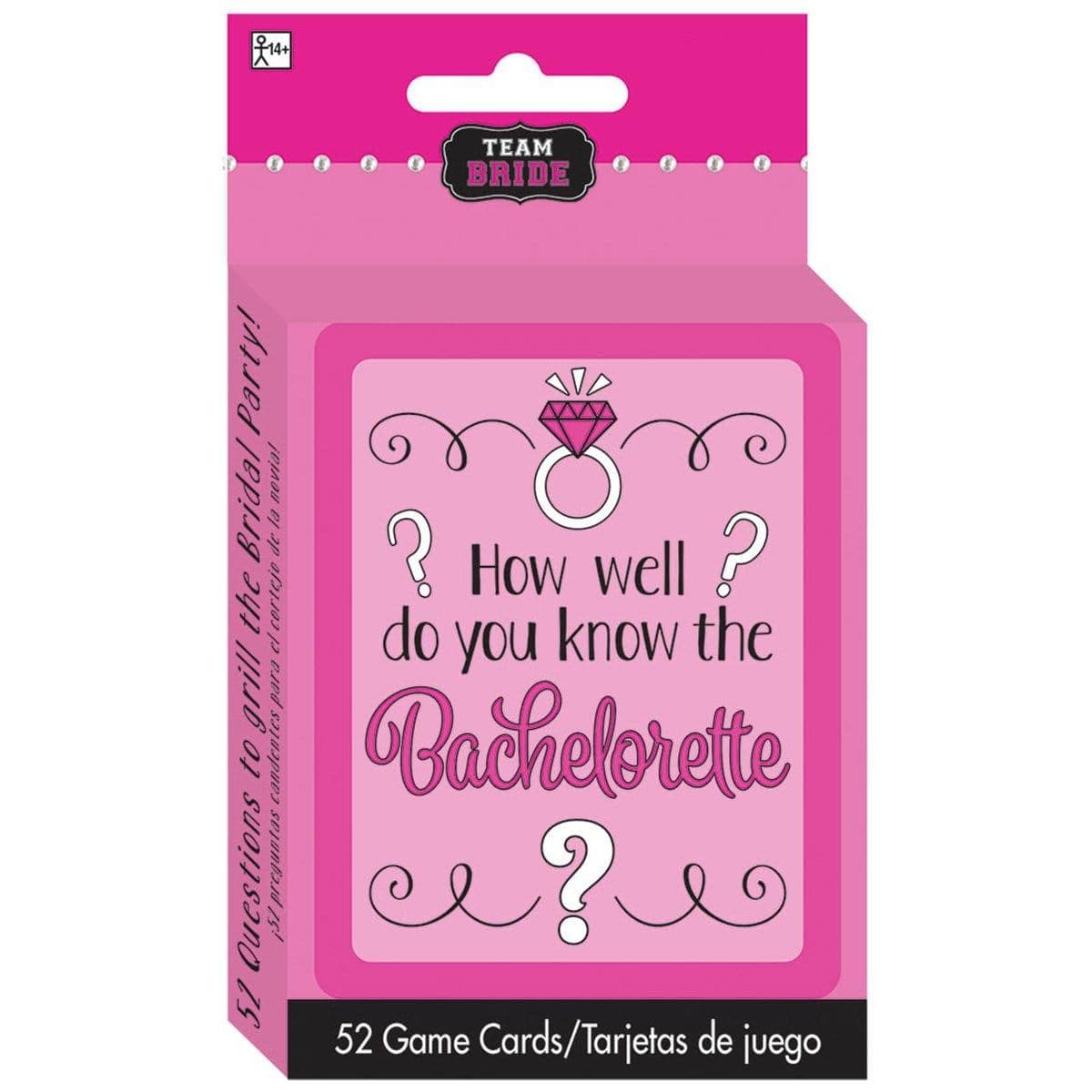 Buy Bachelorette Team Bride bachelorette card game sold at Party Expert