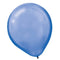 Buy Balloons Bright Blue Latex Balloons Pearlized, 12 Inches, 72 Count sold at Party Expert