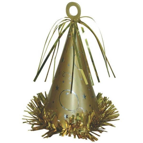 Buy Balloons Gold Party Hat Ballon Weight sold at Party Expert