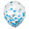 Buy Balloons Latex Balloons With Blue and Silver, 12 Inches, 6 Count sold at Party Expert