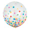 Buy Balloons Latex Balloons With Multicolor Confetti, 24 Inches, 2 Count sold at Party Expert
