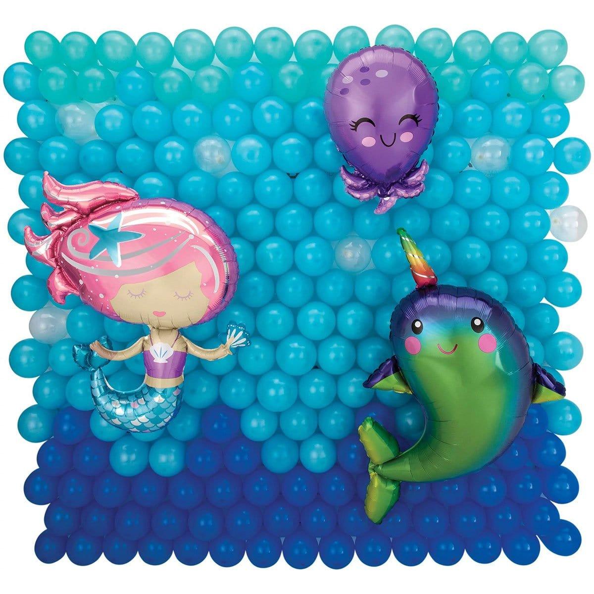 Buy Balloons Mermaid Balloon Backdrop - 6 Feet sold at Party Expert