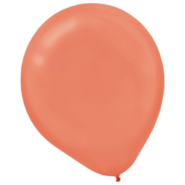 Buy Balloons Rose Gold Pearlized Latex Balloons, 12 Inches, 15 Count sold at Party Expert