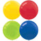 Buy Balloons Round Assorted Latex Balloons, 24 Inches, 4 Count sold at Party Expert