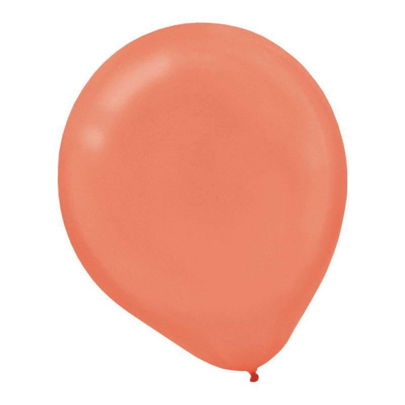 Buy Balloons Round Rose Gold Latex Balloons, 24 Inches, 4 Count sold at Party Expert