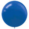 Buy Balloons Round Royal Blue Latex Balloons, 24 Inches, 4 Count sold at Party Expert