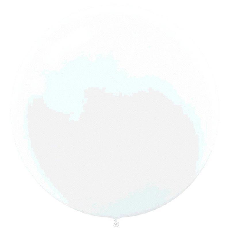 Buy Balloons Round White Latex Balloons, 24 Inches, 4 Count sold at Party Expert