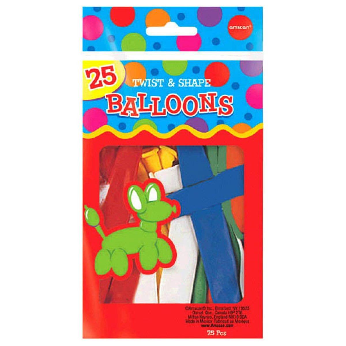 Buy Balloons Twist And Shape Latex Balloon Mix, 25 Count sold at Party Expert