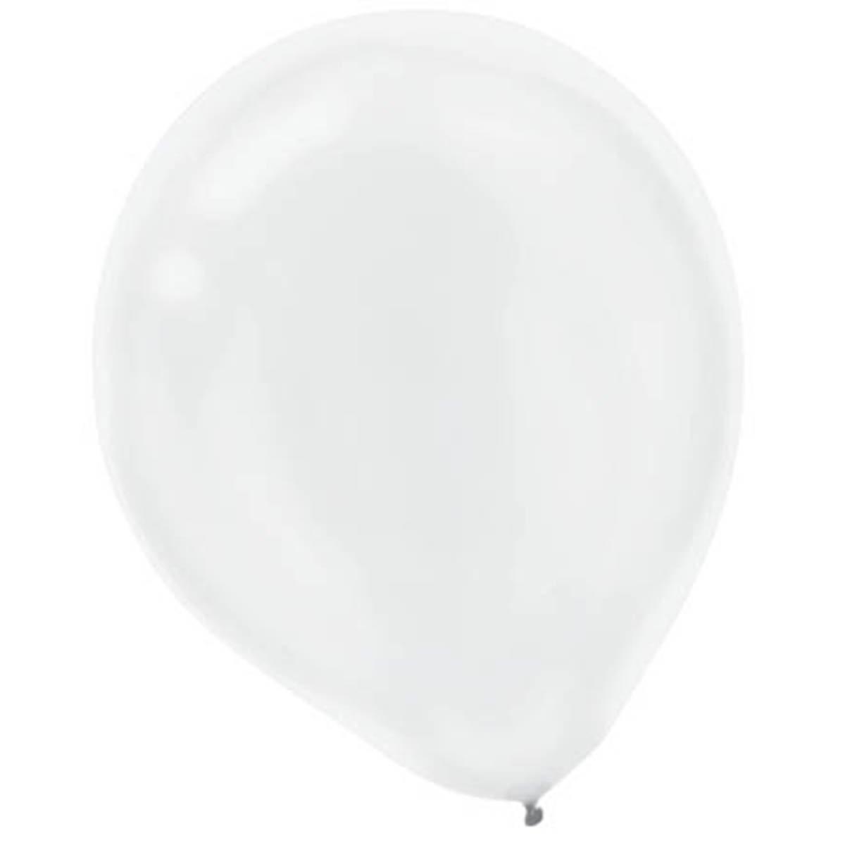 Buy Balloons White Latex Balloons Pearlized, 12 Inches, 72 Count sold at Party Expert