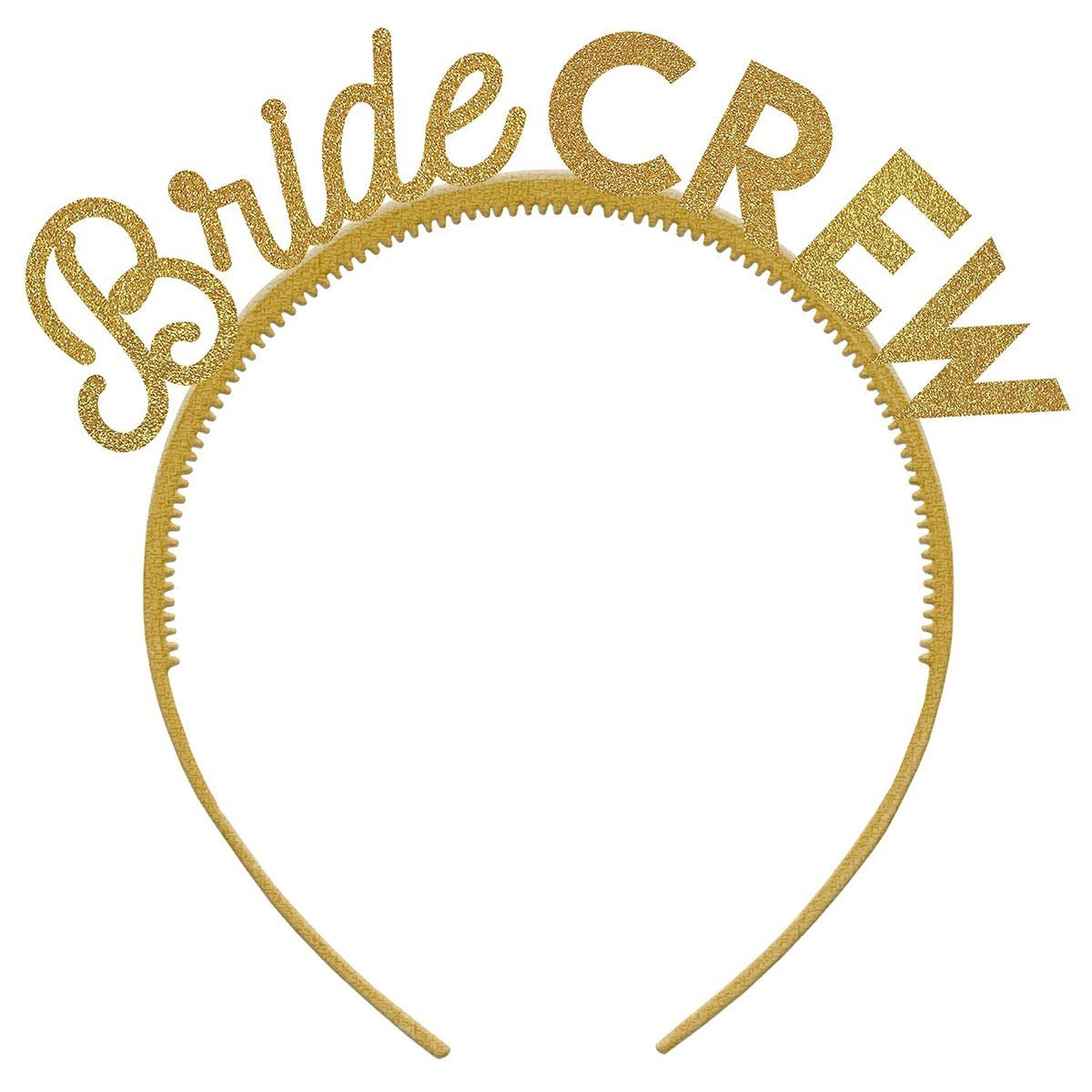 AMSCAN CA Bridal Shower Bridal Shower Bride Crew Headbands, Luxurious Shower Collection, 6 Count 192937323953
