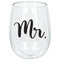 AMSCAN CA Bridal Shower Bridal Shower Clear "Mr." Wine Glass, Luxurious Shower Collection, 1 Count 192937314753
