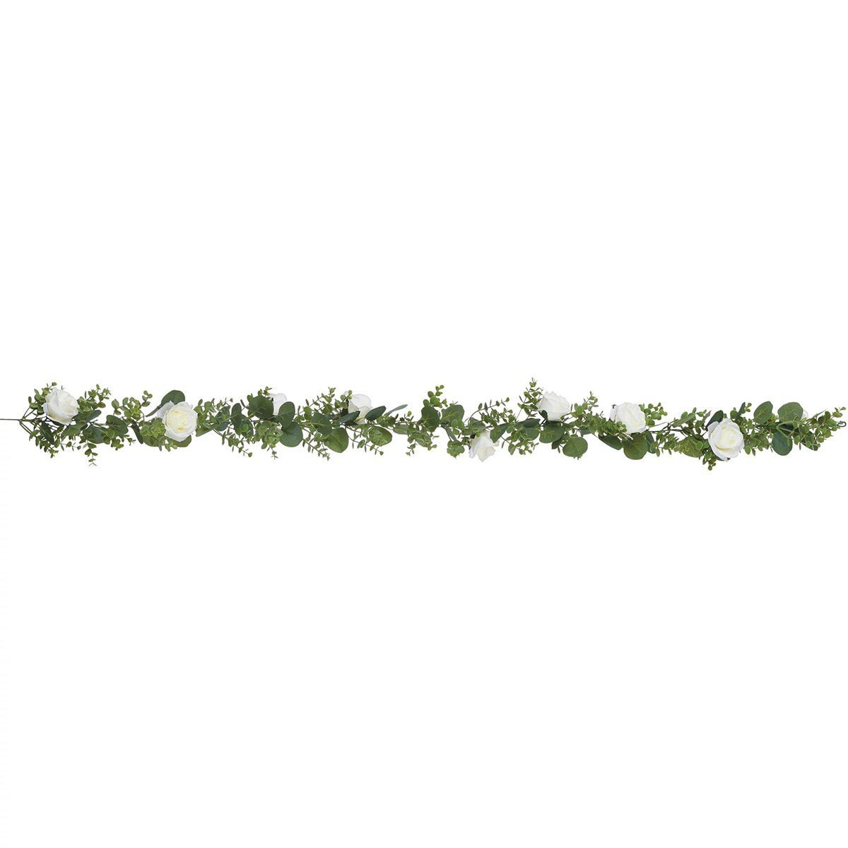 AMSCAN CA Bridal Shower Bridal Shower Faux Floral Deluxe Garland, Luxurious Shower Collection 192937314708