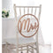 AMSCAN CA Bridal Shower Bridal Shower Rose Gold "Mrs." Chair Sign, Luxurious Shower Collection 192937314876