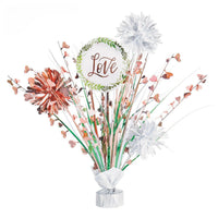 AMSCAN CA Bridal Shower Bridal Shower Tinsel Burst Centrepiece, Luxurious Shower Collection 192937325223