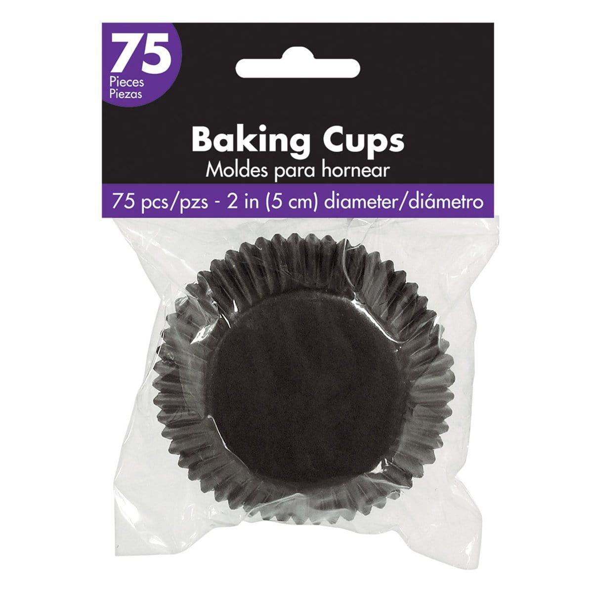 Buy Cake Supplies Cupcake Cases 75/pkg - Black sold at Party Expert