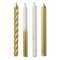 Buy Cake Supplies Gold Metallic Candles with Glitter, 12 Counts sold at Party Expert